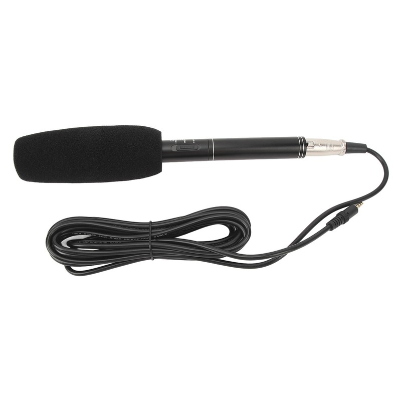 XLR Shotgun Condenser Microphone Professional Cardioid Mini Shotgun Condenser Mic