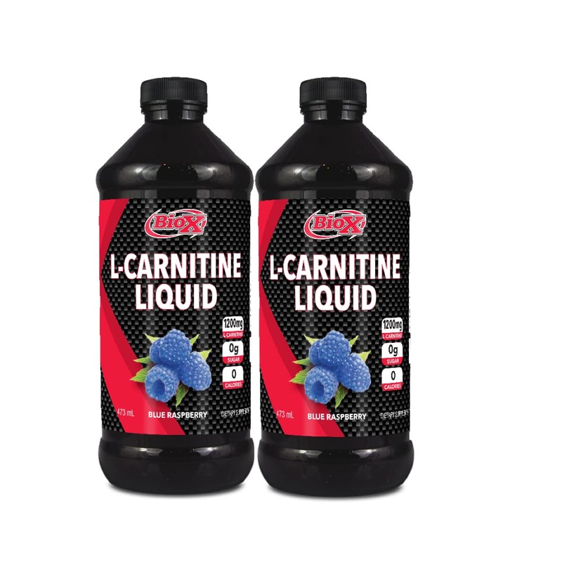 BioX L-Carnitine Liquid | 100% Pure L-Carnitine Tartrate | 1200