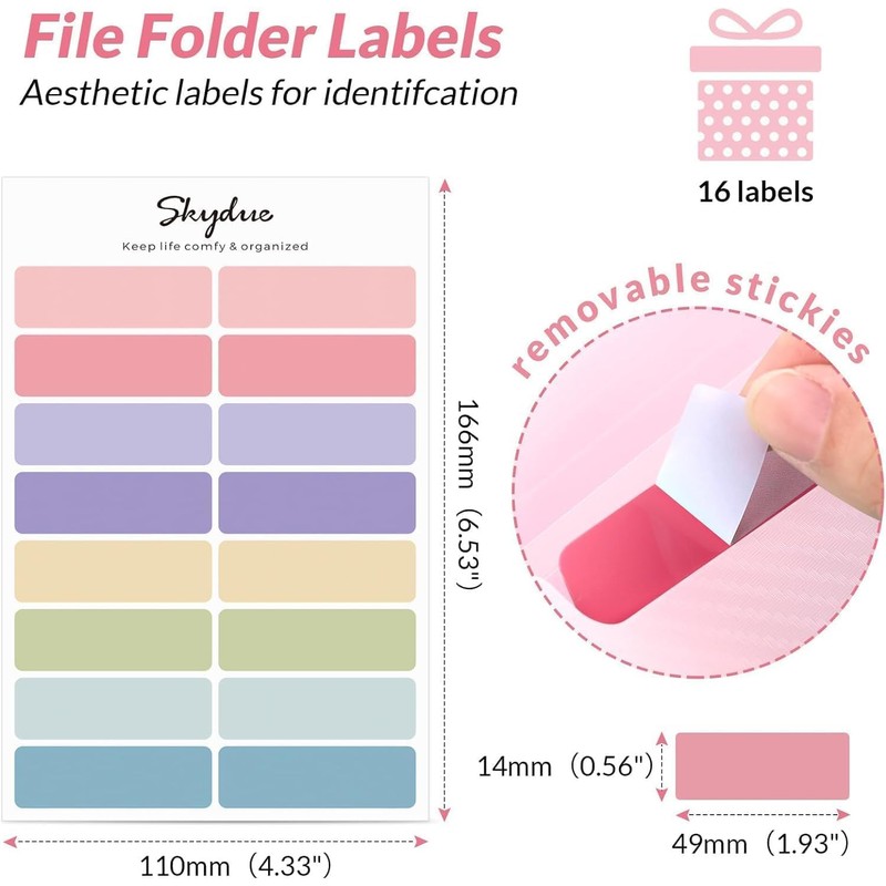 SKYDUE A4 Document Folder, Expanding Folder, 7 Compartments, Folder with