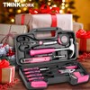 THINKWORK Pink Tool Set - 40 Piece General Household Hand