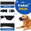 FFWTPY Nylon Muzzle for Dogs, Adjustable Loop, Breathable, Prevents Biting,
