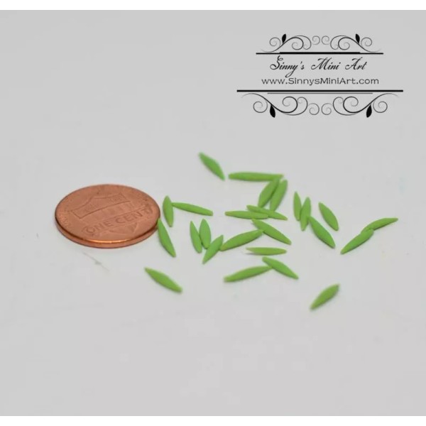 SMA 1:12 Dollhouse Miniature Sugar Snap Peas, set of 25