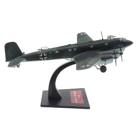 DCD Focke-Wulf Fw 200C-4 Condor Aircraft 1/144 Scale Diecast Model by Diecast of Defense German Luftwaffe Plane Toy