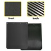 ASTAMOTOR 24"x30" Black Polymer Mud Flaps and 24"x3" Mud Flap