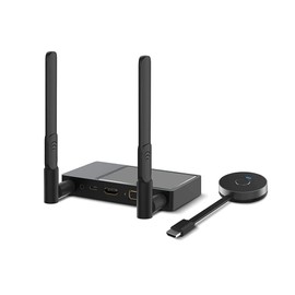 QERDAOYI Wireless HDMI Truss Mitter, HDMI Receiver, Full HD 4K Screen, Maximum Transmission Range, 2.4G/5GHz Extender, HDMI Kit, Dual Band Transmission, Streaming Video, TV, Audio, Projector, Monitor, etc