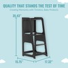 Dream On Me Explora Tower & Step Stool in Black,