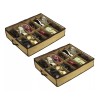TS Zapatera Funda Bajo Cama Organizador Zapatos 1 Pack 12