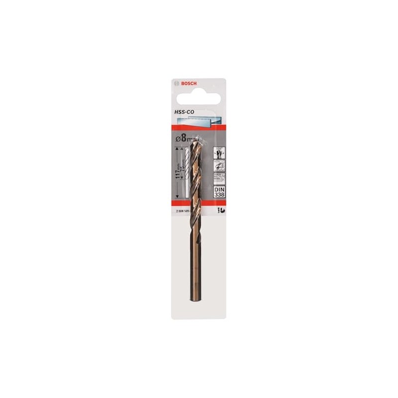 Bosch Professional Metal Drill Bit HSS-Cobalt, 2608585860