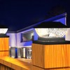 Outdoor Waterproof Solar Pillar Light Patio Garden Fence Gate Post