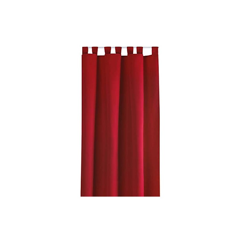 Ellen decorative curtains, universal straps, tab-top curtain