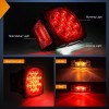Nilight LED Trailer Light Kit Square Stop Turn Tail Light