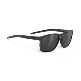 [RUDYPROJECT] OVERLAP Sunglasses, Overlap, Black Gloss Frame, Smoke Black Lens, SP771042-0000, 58mm