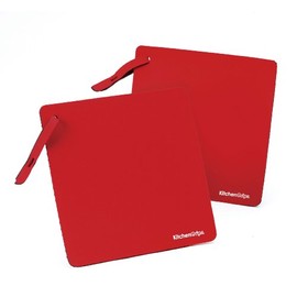 Kitchen Grips Pot Grabber Set of 2, 7 Inch, Cherry/Black