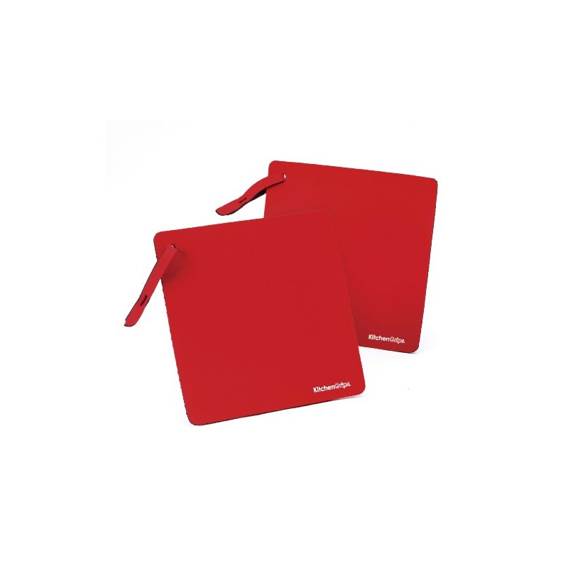 Kitchen Grips Pot Grabber Set of 2, 7 Inch, Cherry/Black