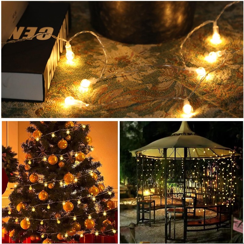Vigdur Globe String Lights - Cute Decorative String Lights Battery