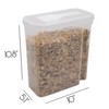 Kitchen Details 2 Pack Cereal Container with Scooper | Medium