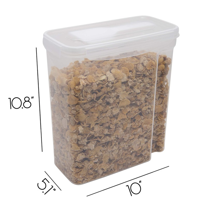 Kitchen Details 2 Pack Cereal Container with Scooper | Medium