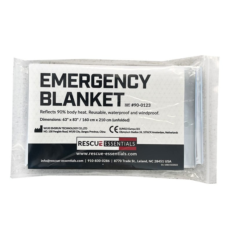 Rescue Essentials Mylar Emergency Blanket (5)