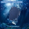 TOPAKY Torch Lighter, Waterproof Windproof Dual Flame Butane Lighter, Refillable