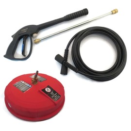 Spray Gun, Wand, Hose, & Surface Cleaner KIT fits Husky HU80432 HU80432A Washer