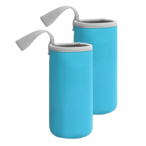 uxcell 2pcs Neoprene Water Bottle Sleeve, 12 oz Insulated Water