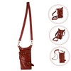 SAFIGLE Detachable Leather Barber Comb Pouch Scissors Bag for Hairdressing
