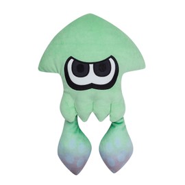 SAN-EI SP37 Splatoon 3 All Star Collection Squid Size M, Light Blue, W 10.2 x D 4.3 x H 15.7 inches (26 x 11 x 40 cm)