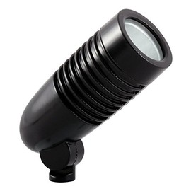 RAB Lighting LFLED8B Spotlight, 8W, 588 lm, 4800 K (Cool), Black Finish