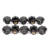 10Pcs Nuts Knob Grip Handle 7-Star 8mm Female Thread Brass