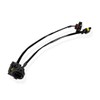 LED Fog Light Wiring Harness Connector Compatible with Jeep Wrangler