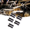 10pcs Long Drum Dampeners Vibration Reduction Soft Silicone Drum Silencers