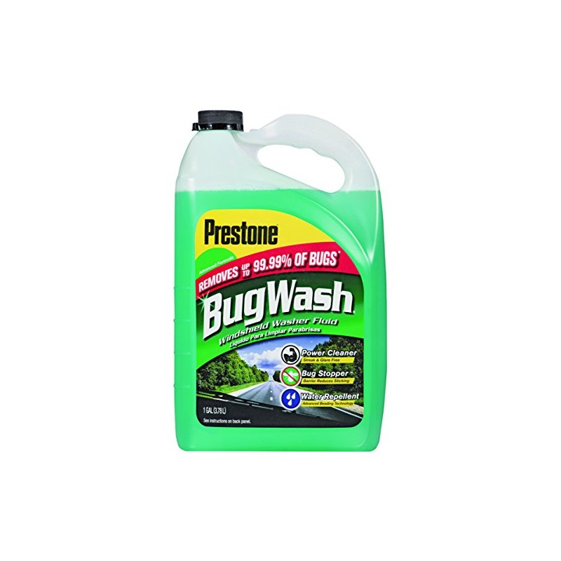 Prestone AS-657 Windshield Washer, 1 gal, Bottle, Clear Green, Liquid