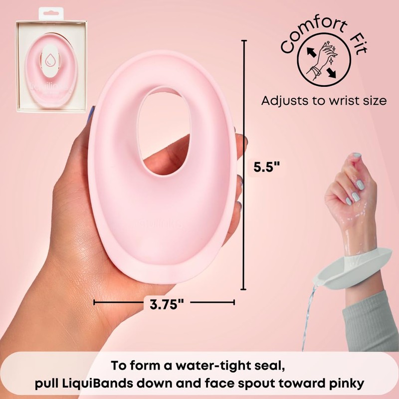 LiquiBands Face Washing Wristbands – No More Wet Sleeves -