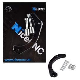 NICECNC Engine Case Protection Chain Guard Compatible with Suzuki Quadsport Z400 LTZ400 2003-2014, Compatible with Kawasaki KFX400 2003-2006 Black