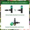 Yeedoox Drip Irrigation Drippers 360 Degree Micro Sprinklers Pressure Compensating