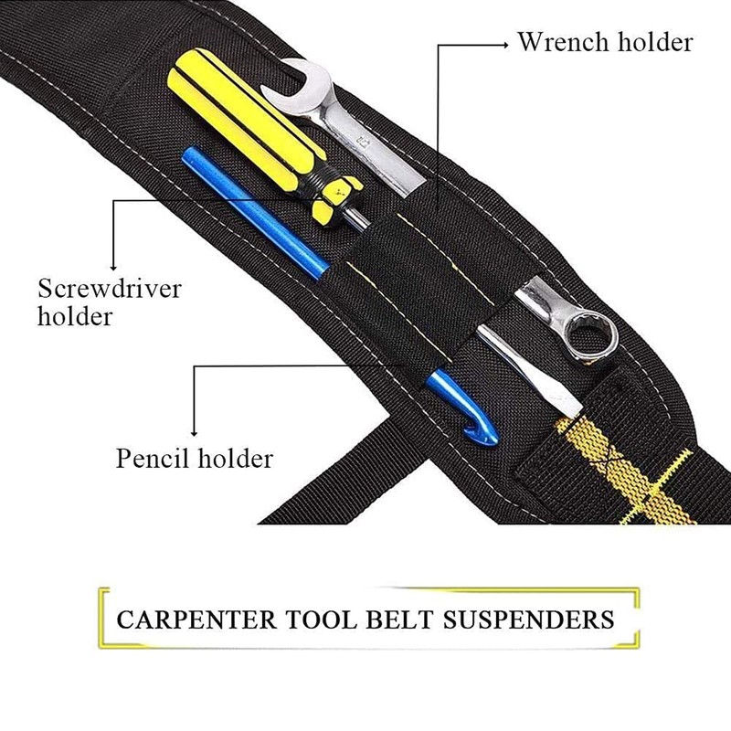 Wincal Tool Belt Storage Vest, Y-Shaped Adjustable Electrician Work Hanger