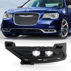 ACANII - For 2015-2022 Chrysler 300 OE Style LED Bumper Fog Light Driving Lamp Assembly Replacement Left Driver Side