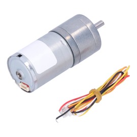 Asixxsix Electric Motor, Gear Motor for Mini Bikes Minimoto ATV Balanced Dual Wheel Vehicles, Smart Tracking, 4mm High Torque Electric Micro Speed Reduction Geared Motor (12RPM DC6V)