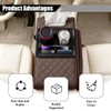 Bittwee Car Center Console Armrest Pillow, 4 in 1 Vehicle