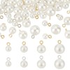 PH PandaHall Pack of 80 Pearl Pendants in 4 Sizes
