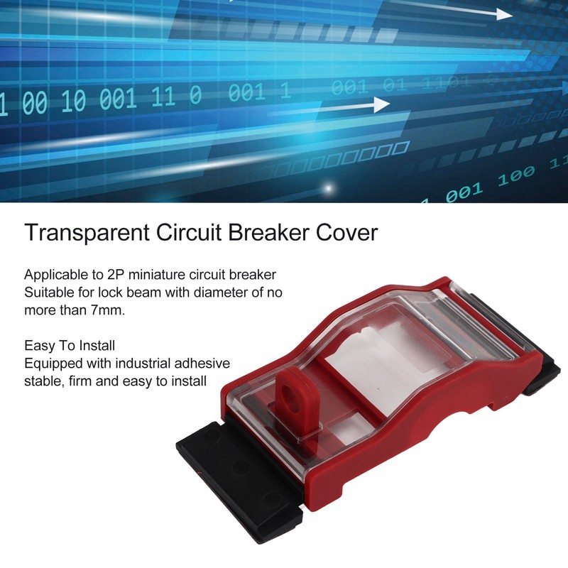 2P Circuit Breaker Transparent Protection Cover Micro Circuit Breaker Lock