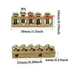bociloy 12PCS 5 Positions Electrical Wire Screw Terminal Ground Bar,