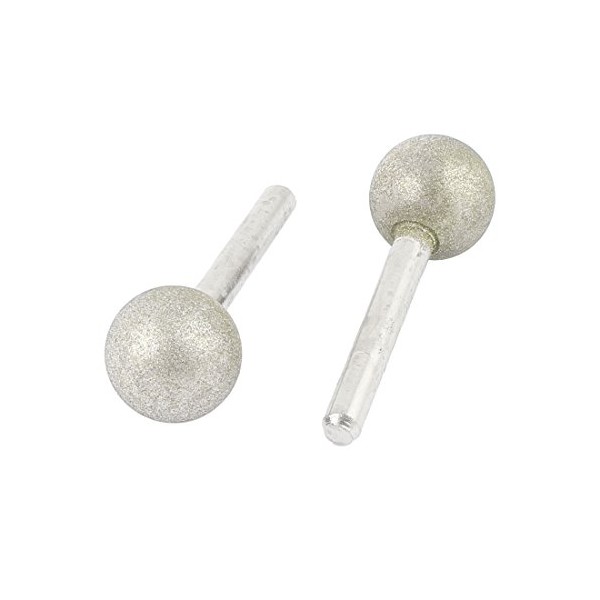 sourcing map 2 Pcs Diamond Coated 20mm Spherical Head Mounted