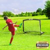 NET PLAYZ 4ftx3ft Easy Fold-Up Portable Training Soccer Goal, Set