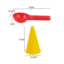 Hohopeti 1 Set Colorful Beach Sand Play Set Spoon Kit for Creative Play for Sandcastles and Imaginative Games for Summer