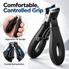 5-Piece Stainless Steel Toenail Clipper Set – Wide Jaw &