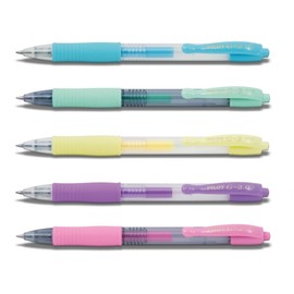 5 G2-7 Pastel Blue, Green, Yellow, violett, pink