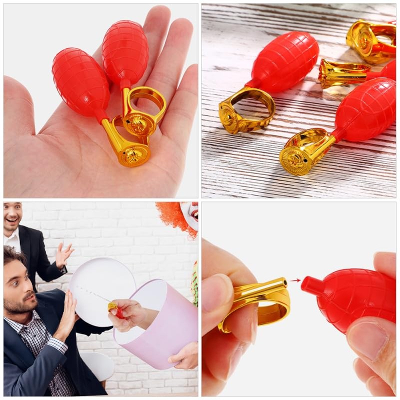 Alipis Set di 2 anelli per schizzi d'acqua per feste,