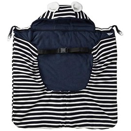 [Free Shipping] [Now Washcloth as a present] [ER2700] huttomahu Cape Cloak Poncho Child Baby Kids Warm Padded Puffer Star Pattern Border Print Animal Ears With Tail Tails String for Baby Stroller, Inner Elastic fissyukurippu with Buckle Belt With Specifi