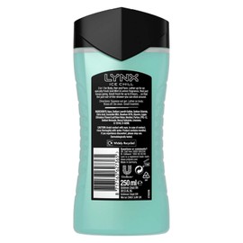 Lynx Shower Gel Ice Chill, 225ml